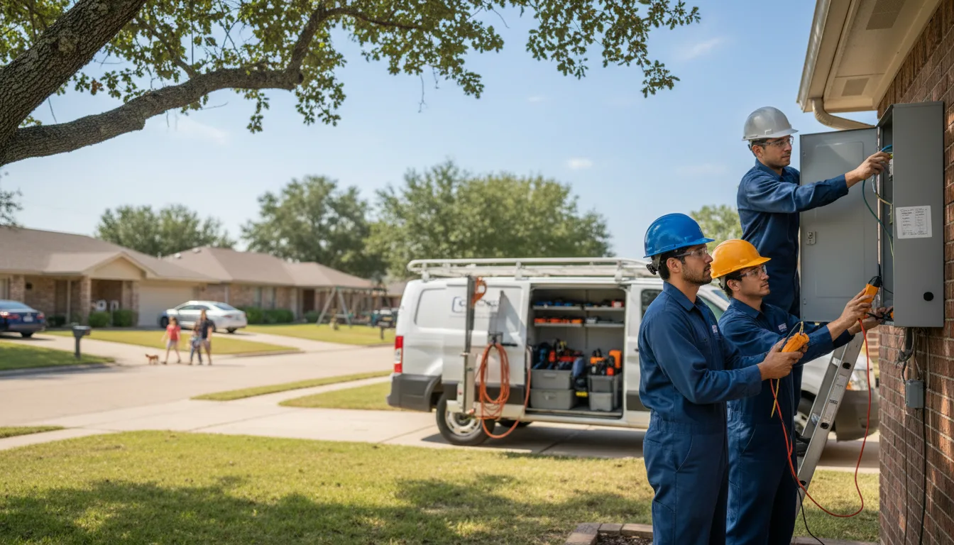 Certified electrician providing emergency electrical services in Bethune, SC